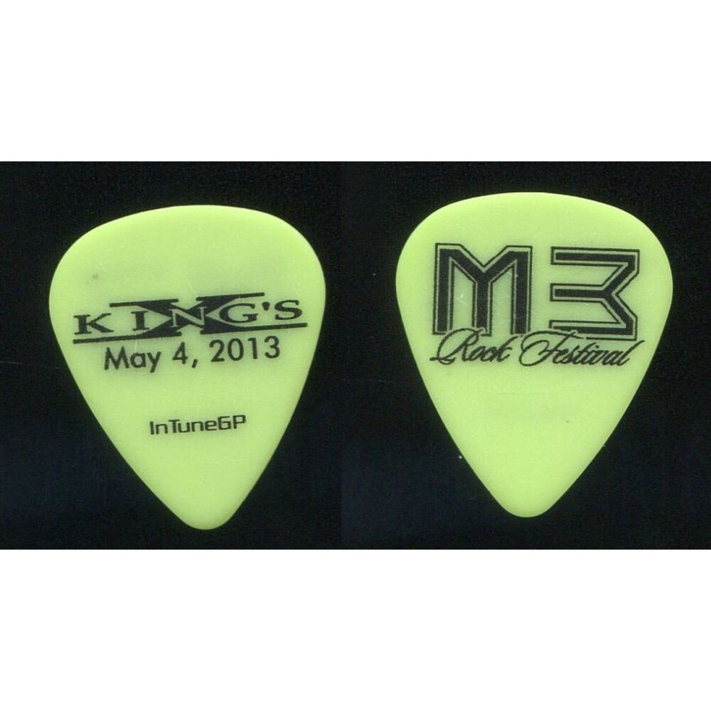 2013 Kings X Concert Guitar Pick M3 Festival Columbia MD